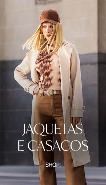 JAQUETAS E CASACOS NOVIDADES